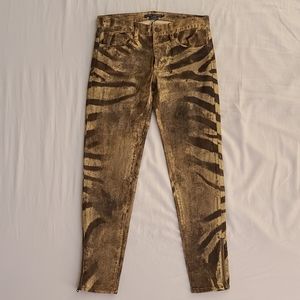 NWT Ralph Lauren Animal Stripe Jeans Sz 28